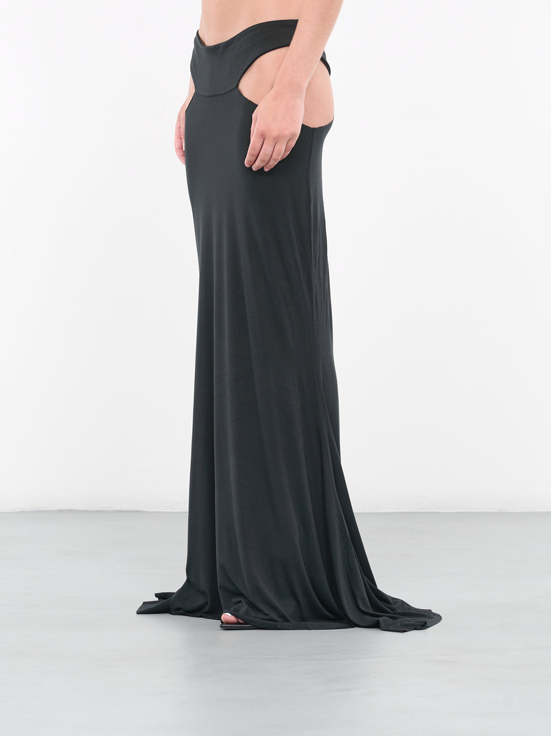 Defiant Maxi Skirt (DFSS23SKT03-BLACK)