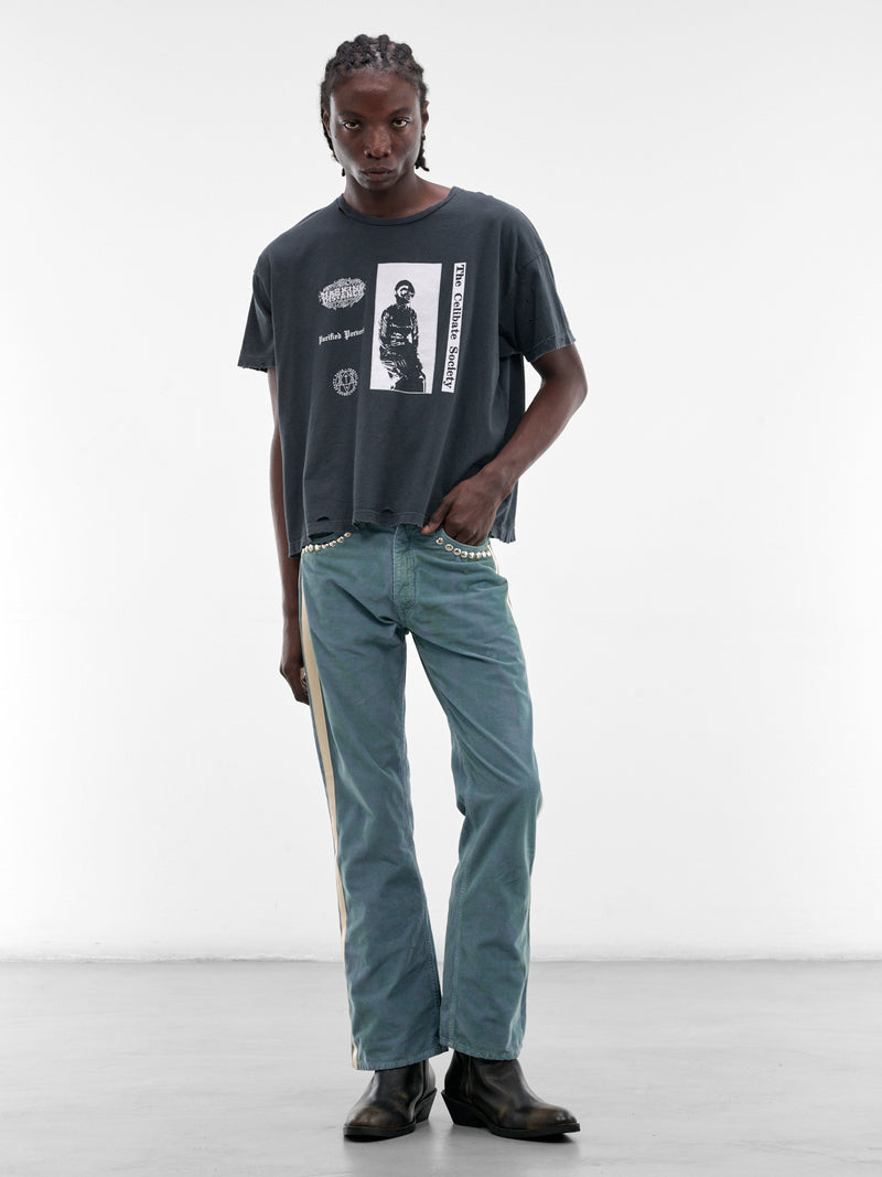 MARKING DISTANCE Distressed Addict Tee | H.Lorenzo - styled