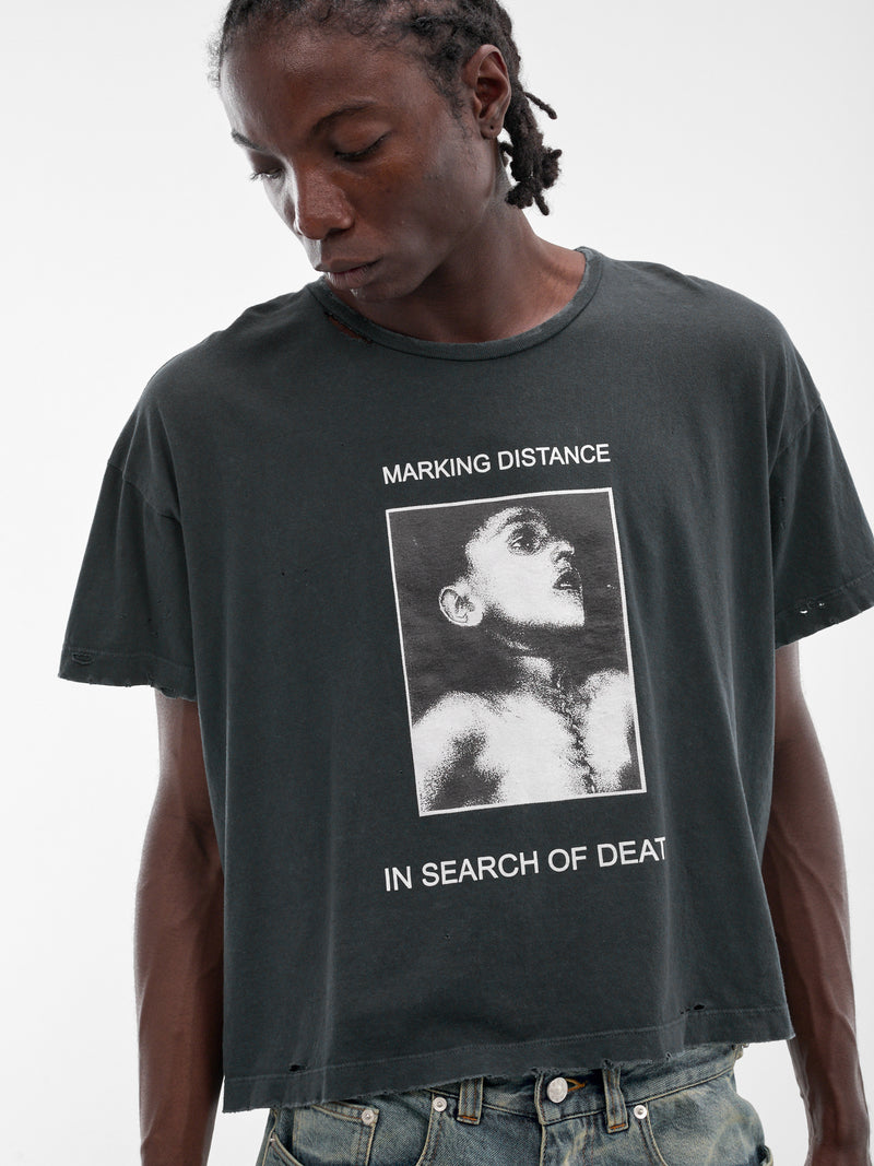 MARKING DISTANCE Distressed Atrax Morgue Tee | H.Lorenzo - detail 1