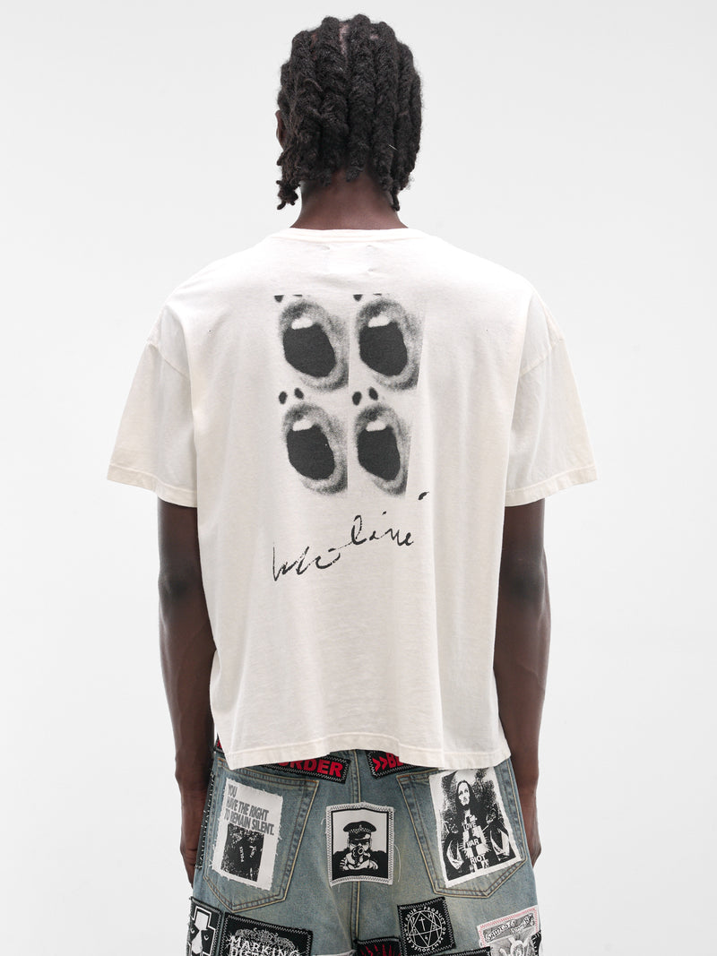 MARKING DISTANCE Distressed Salo Tee | H.Lorenzo - back