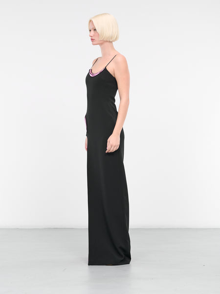 ★ GLOWNY★ 34 G COMFORT DRESS BLACK GY24CLBOP003BK 3/4 G COMFORT DRESS (BLACK) - GLOWNY