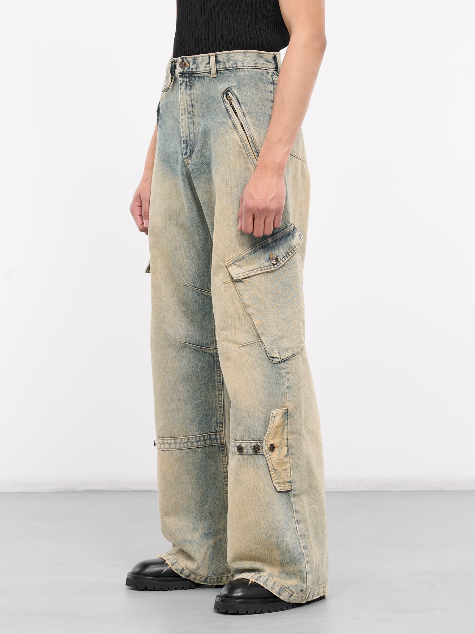 Stonewashed Jeans (DN-001-B-CHAMPAGNE-STONEWASHED)