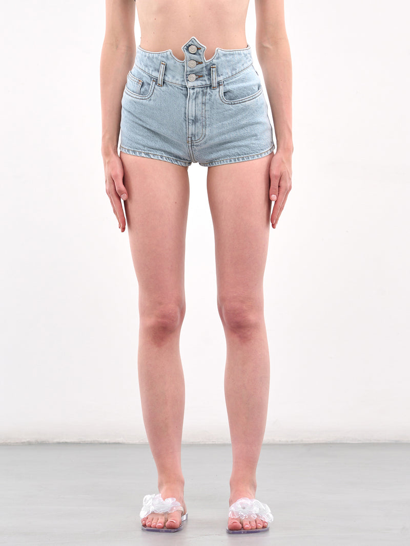 Disney Crown Denim Shorts (DP134F2035-BLUE)