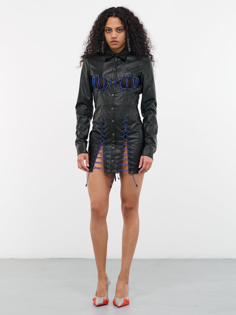 Corset Mini Dress (DR01060372-0372-BLACK)