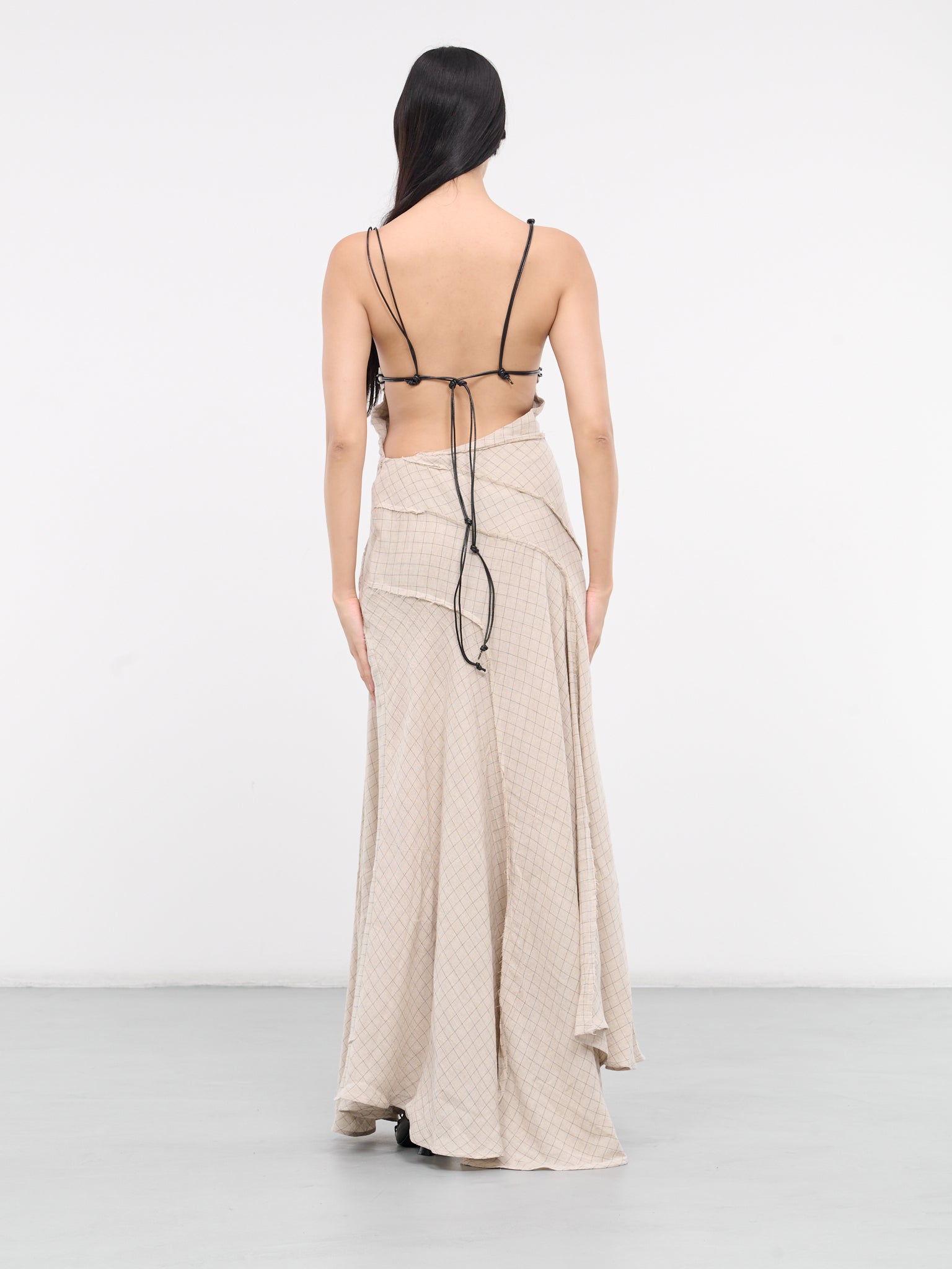 Asymmetric Slip Dress (DR04-01-NATURAL-AIA)