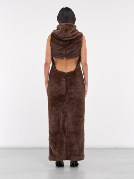 Share Spirit ダークブラウン ベスト ファー 36 DR06BR02-BROWN111081288_grande