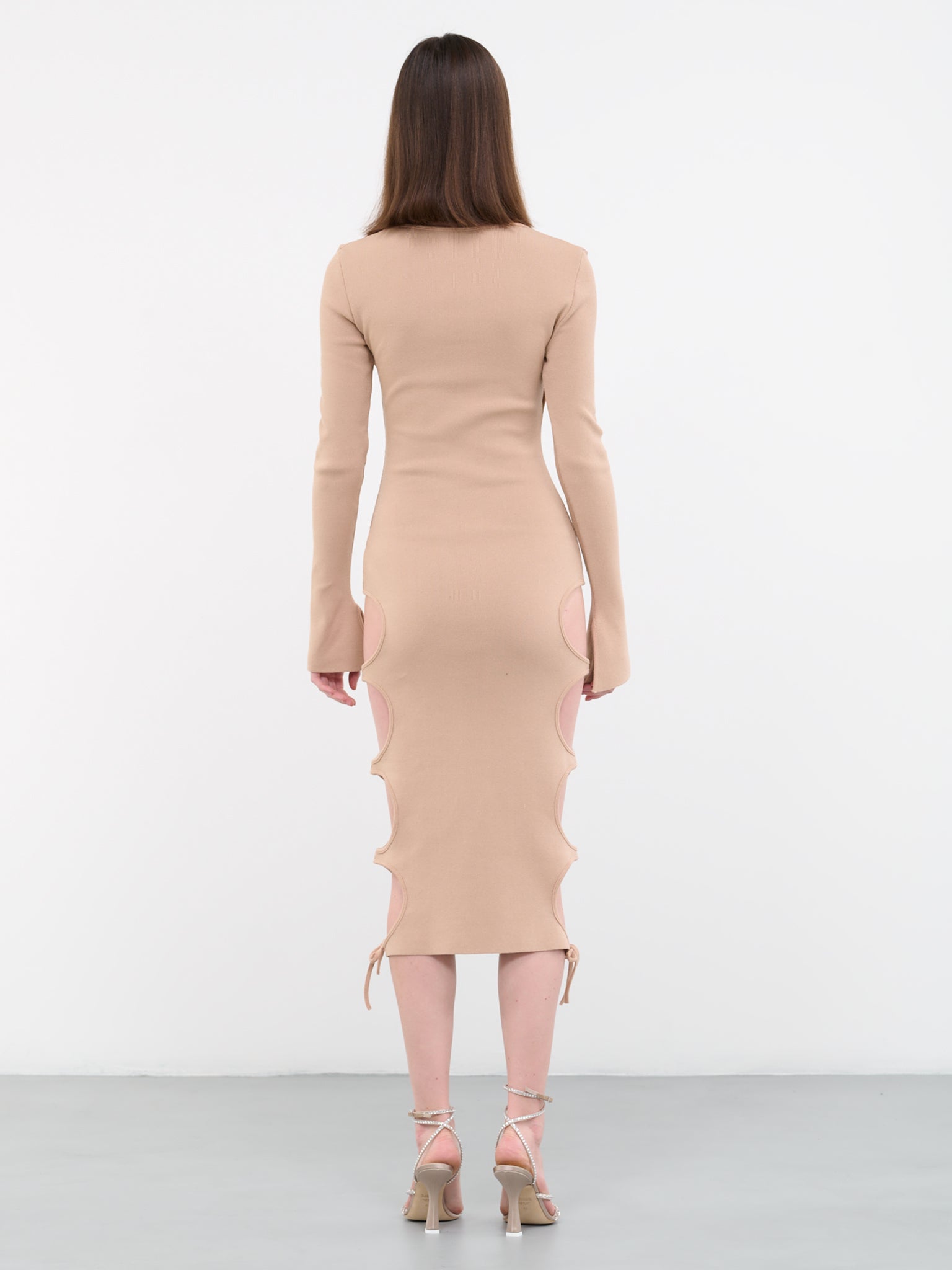 Cut-Out Knit Dress (DR21947268-0475-001-NUDE)