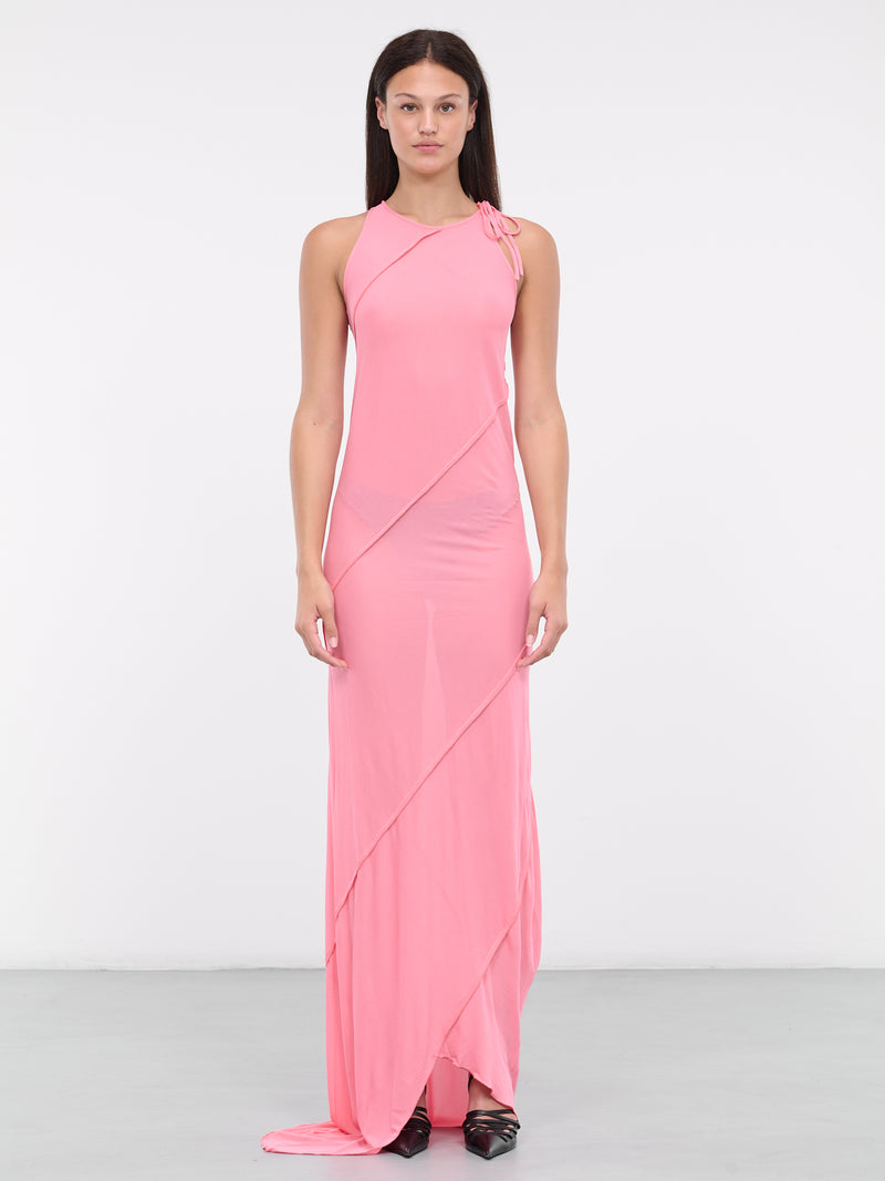Seam Maxi Dress (DR40-1-CORAL)