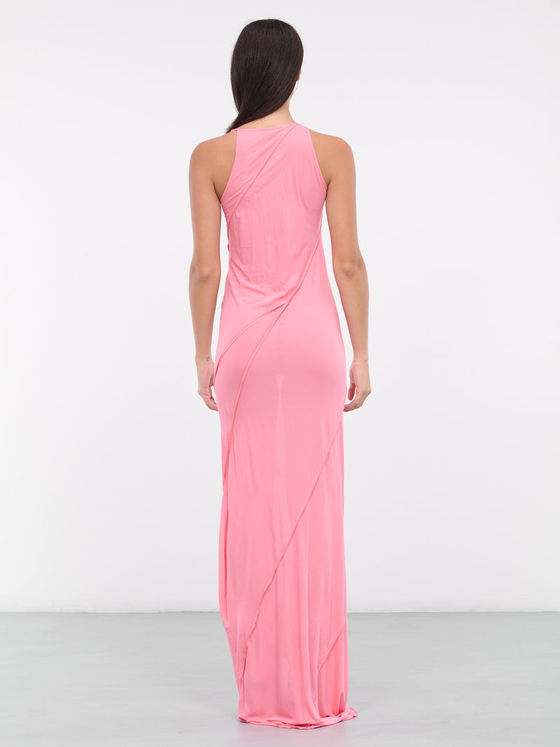 Seam Maxi Dress (DR40-1-CORAL)