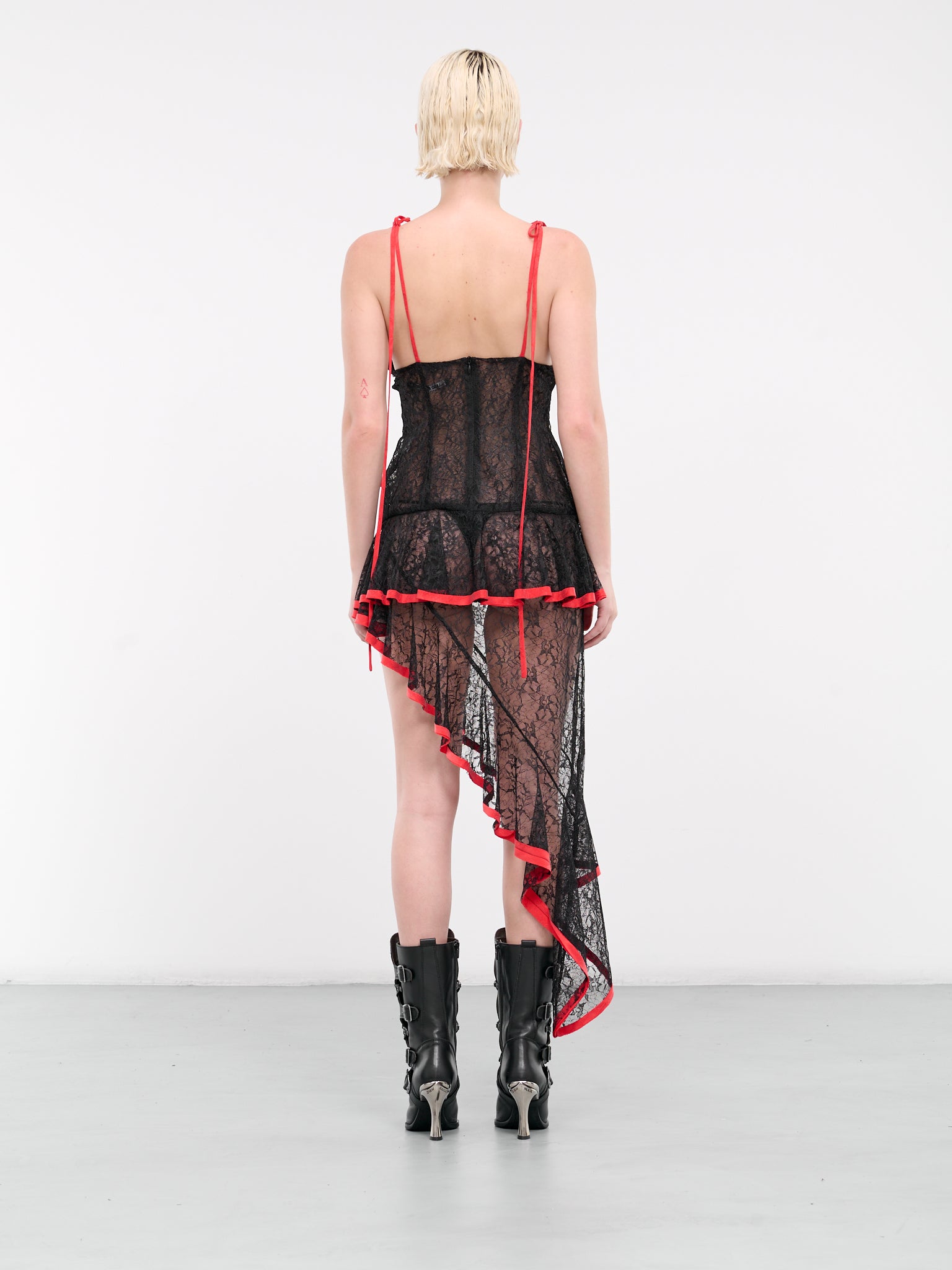 Virgin Dress (DRPLBB05-BLACK-RED)