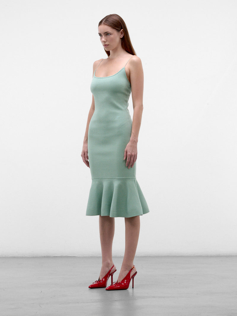 Mint Green Pina Mini Dress (DRW00915AK00269-MINT-GREEN)