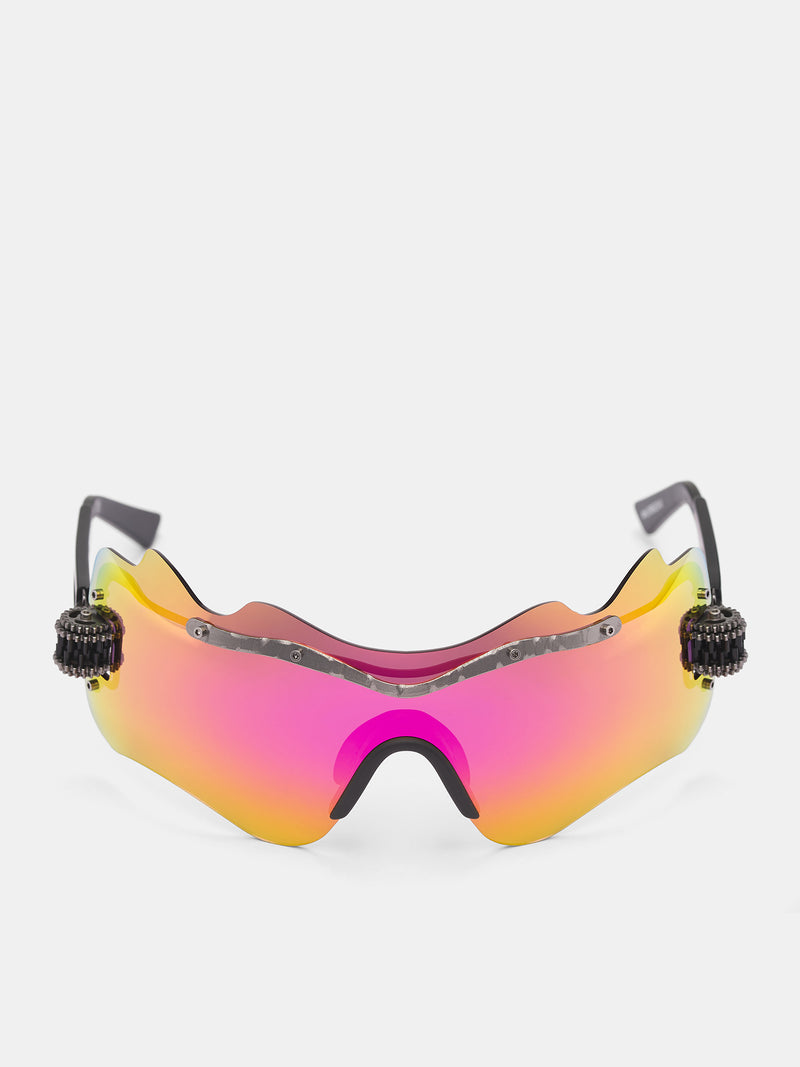 40th Limited Edition E16 Shield Sunglasses (E16-144-0-BB-LTD-EDITION-MULTI)