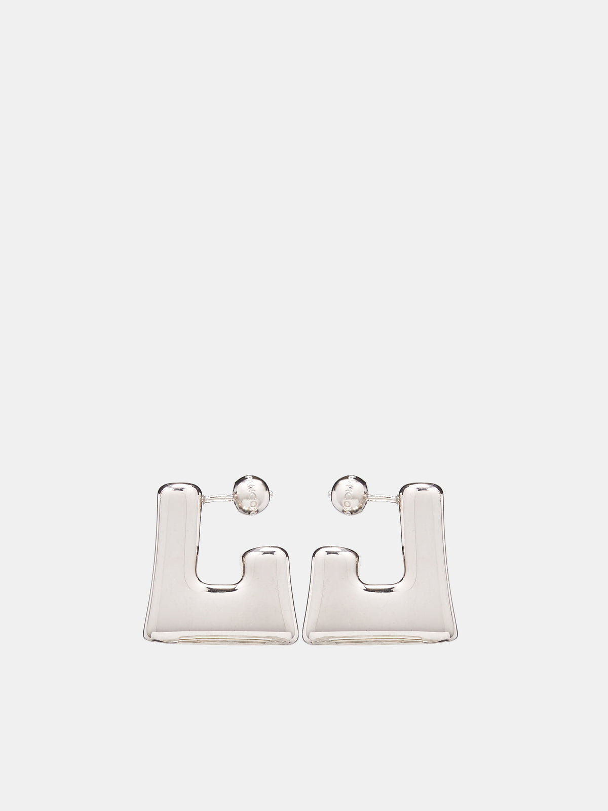 Cubo Earrings (EA037-P-SILVER)