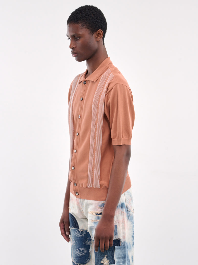 Knit Polo Sweater (EK-1729KN-SOB-PINK)