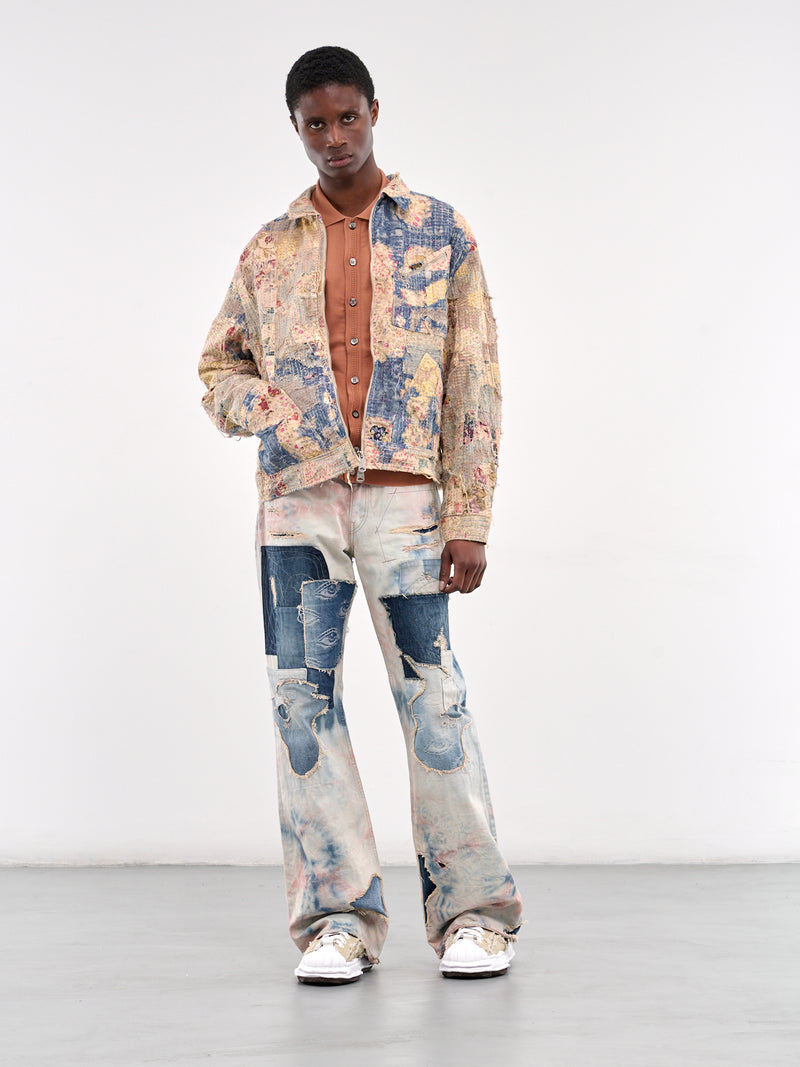 Knit Polo Sweater (EK-1729KN-SOB-PINK)