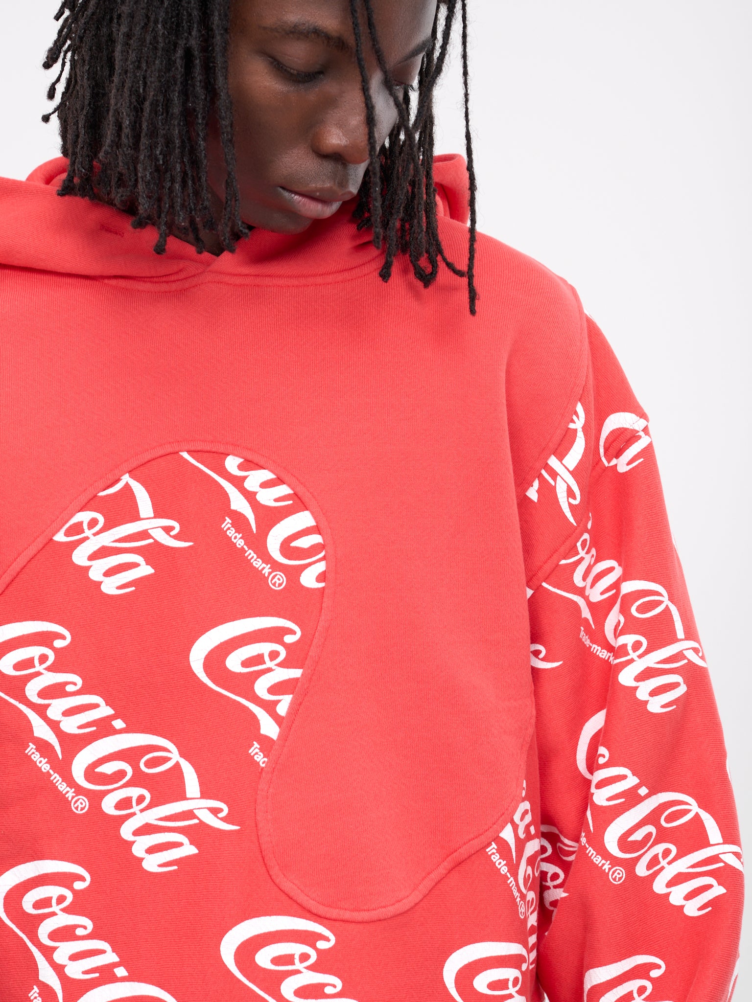 Coca-Cola Swirl Hoodie (ERL08T024-RED)