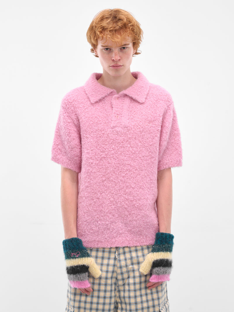 Multi-Color Stripe Knit Mittens (ERL11K129-MULTI)