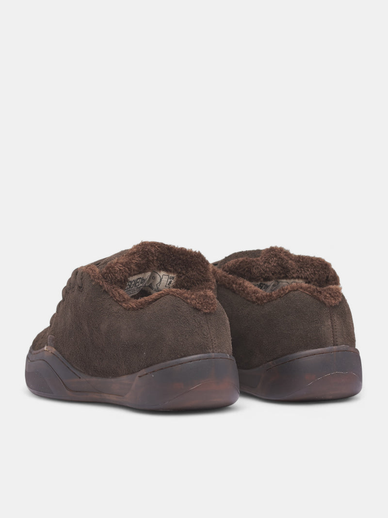 Brown Suede Skater Vamp Sneakers (ERL11SH02-MUD)