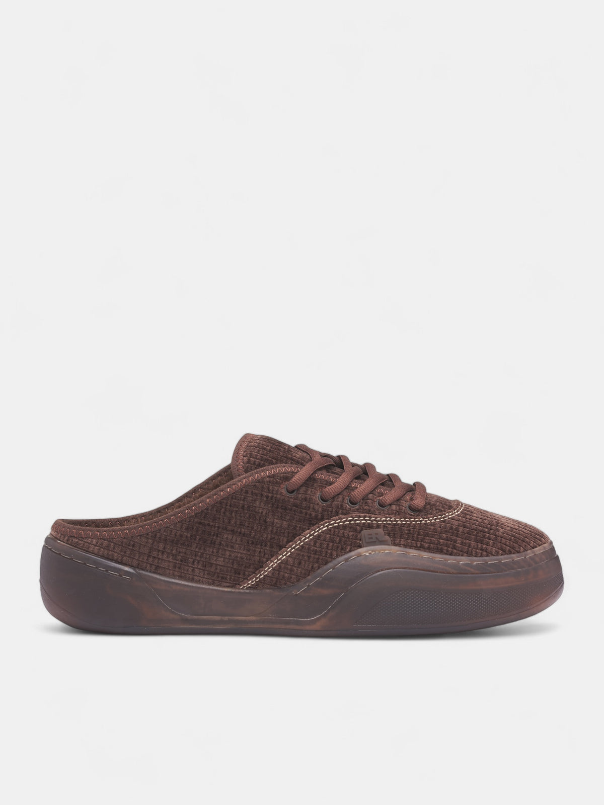 Brown Corduroy Skater Camino Sneakers (ERL11SH07-MUD)