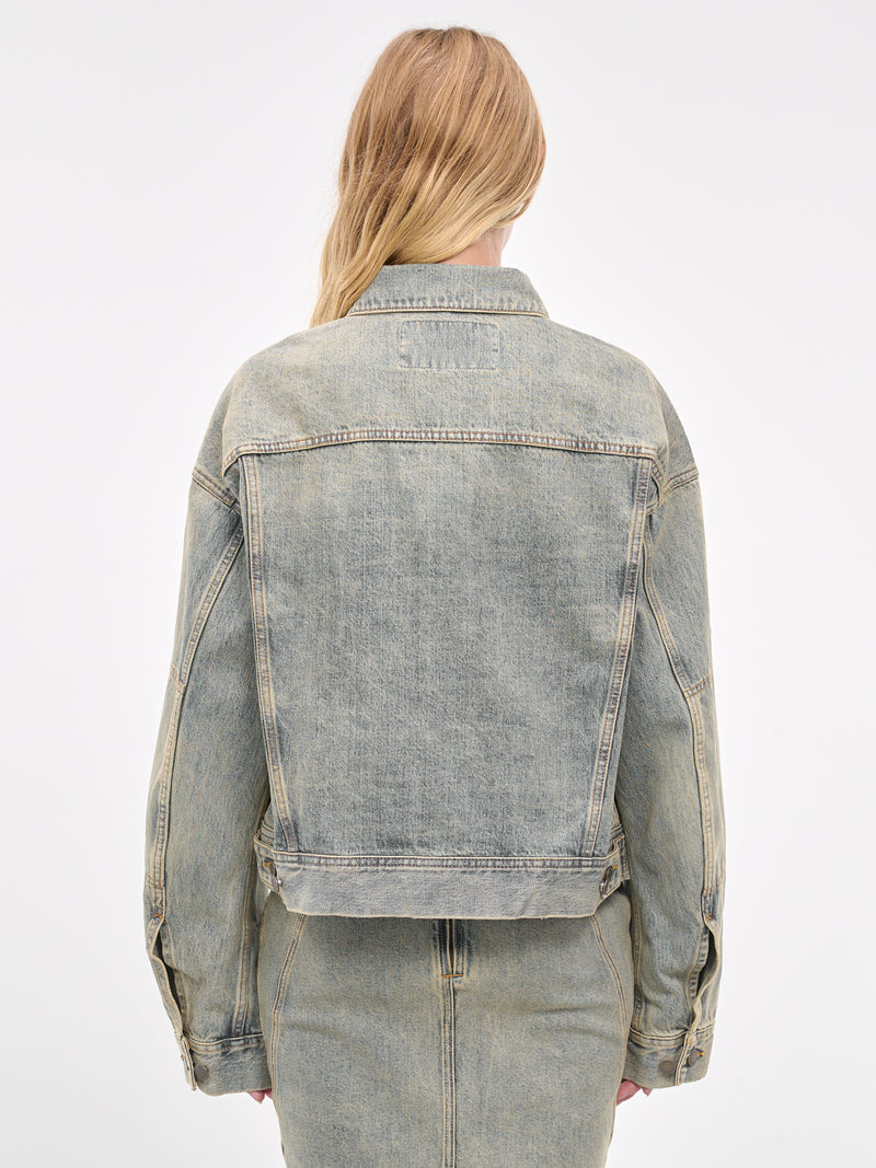 Gem Denim Jacket (ES2427SW-SURFACE-WAVE)