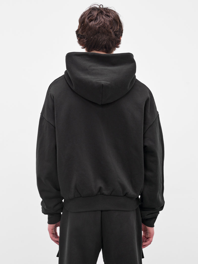 Black Thermal Lined Zip Hoodie (ES2488-SOOT)