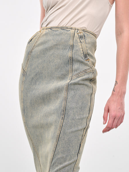 Enfold Georgette Bonded WAVE SKIRT Wave Skirt