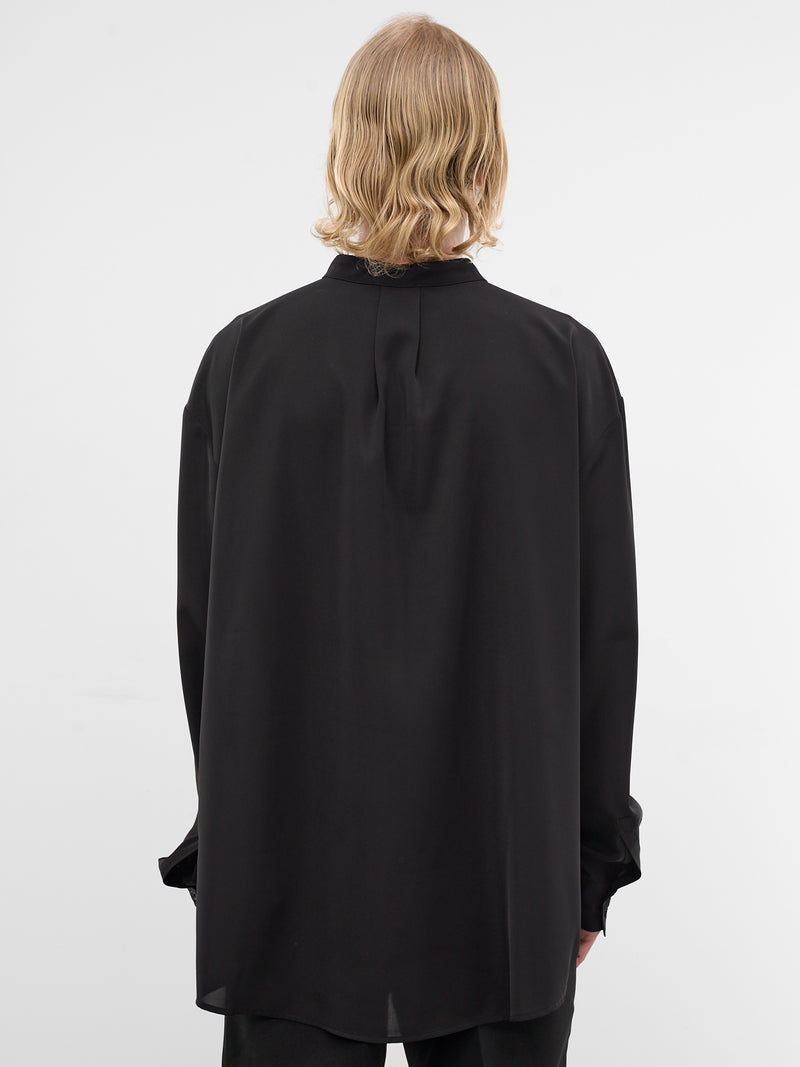 Black Mao Shirt (ESSS26SR01016-BLACK)