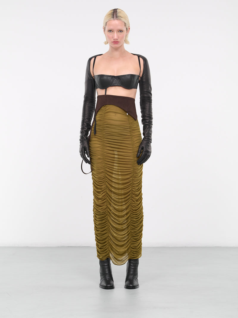 Deconstructed Bra Top (EV004Y003-OIL-SLICK)
