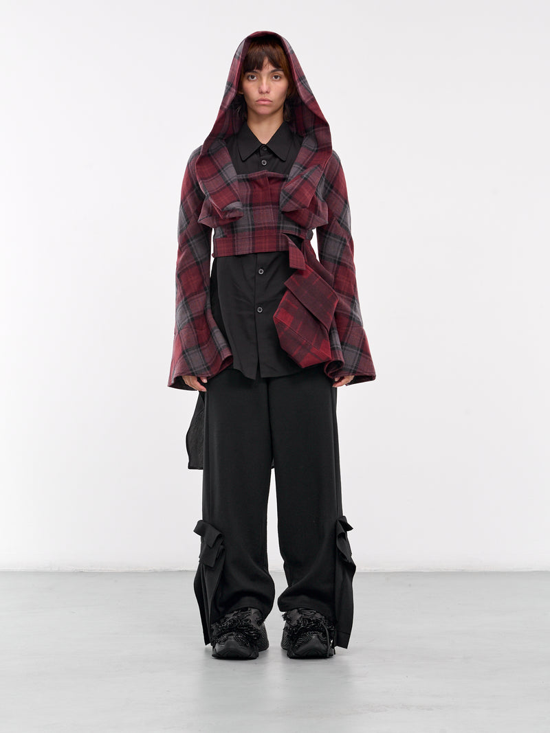 Box Detail Pants (F0-T32-176-1-BLACK)