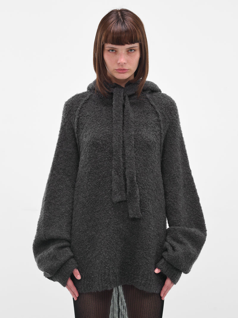 Cashmere Run Baby Run Hoodie (F25K22-RUN-BABY-RUN-CHARCOAL)