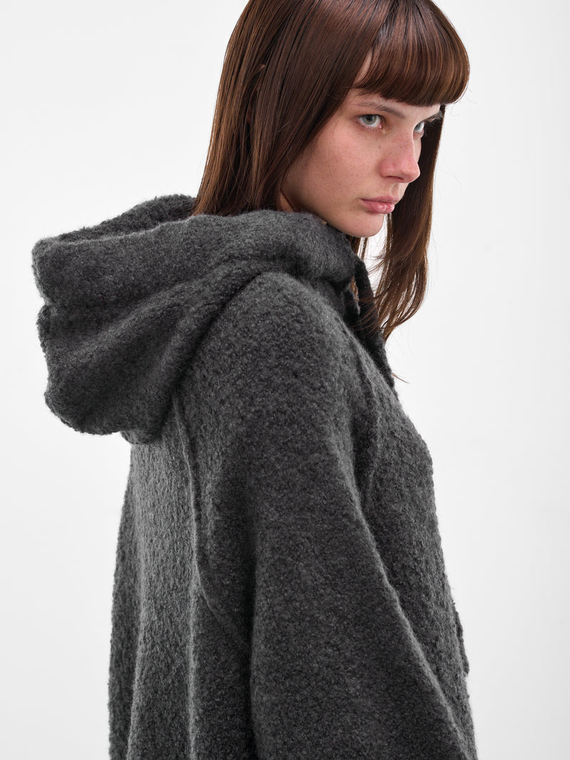 Cashmere Run Baby Run Hoodie (F25K22-RUN-BABY-RUN-CHARCOAL)