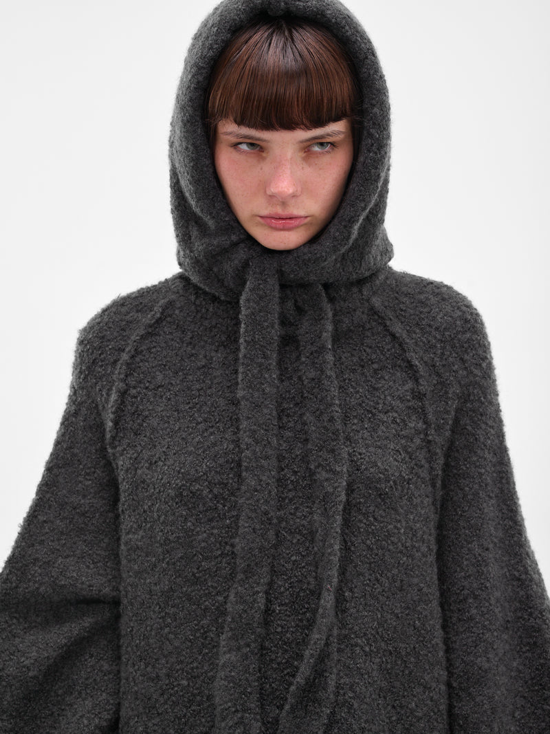 Cashmere Run Baby Run Hoodie (F25K22-RUN-BABY-RUN-CHARCOAL)