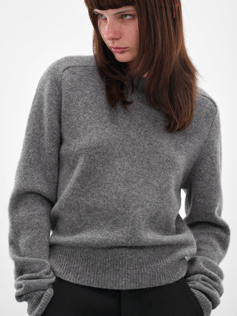 Gray Cashmere Bad Romance Sweater (F25K4-BAD-ROMANCE-DOVE)