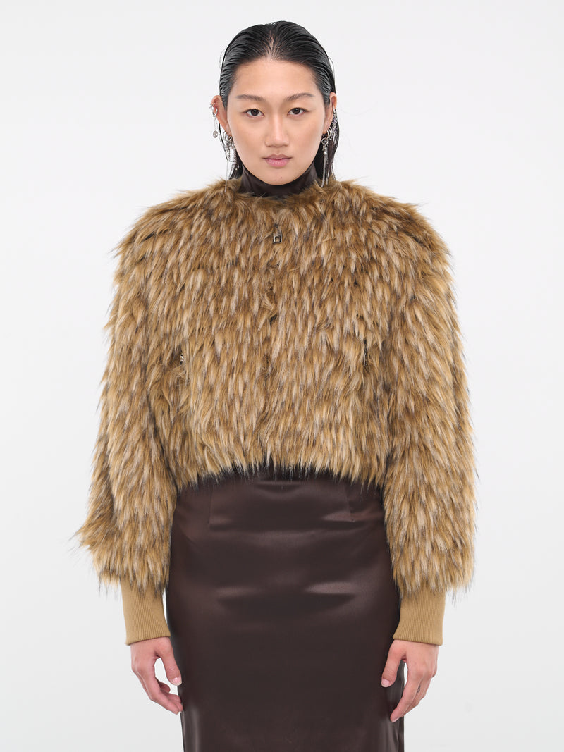 Faux-Fur Jacket (F26U9F-FUSVX-S8230-LIGHT-BEIGE)