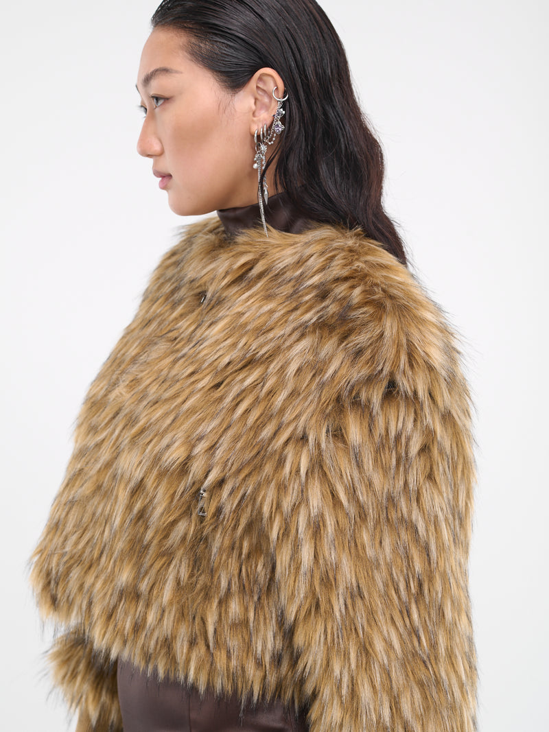 Faux-Fur Jacket (F26U9F-FUSVX-S8230-LIGHT-BEIGE)