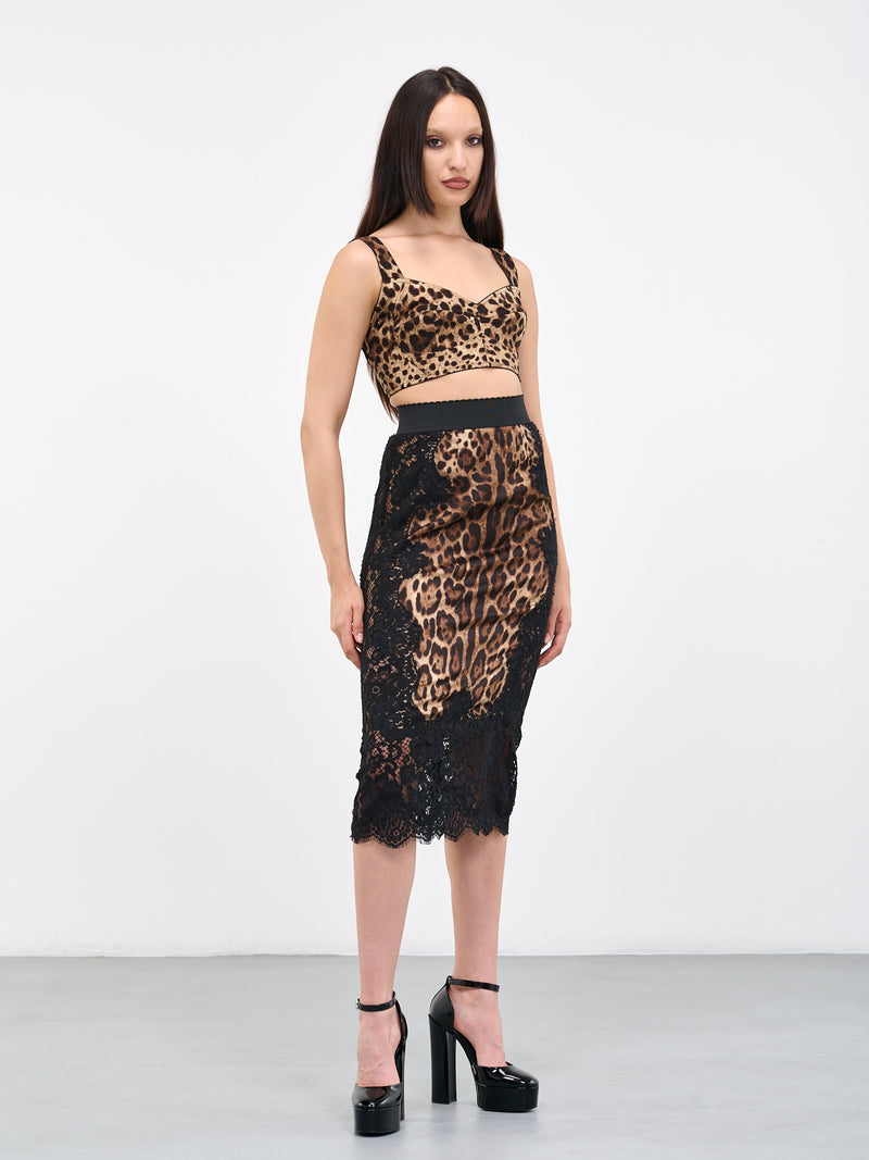 DOLCE & GABBANA Leopard Bustier | H.Lorenzo - styled