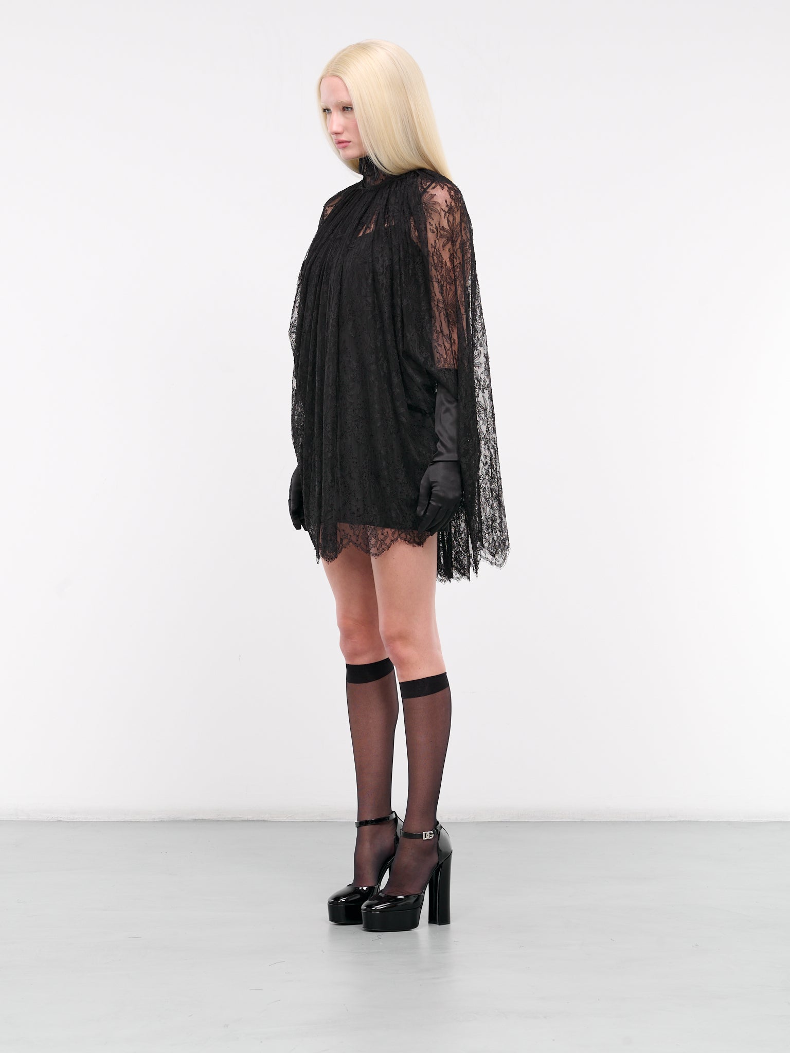 Lace Corset Dress (F6JHCT-MLMAE-BLACK)