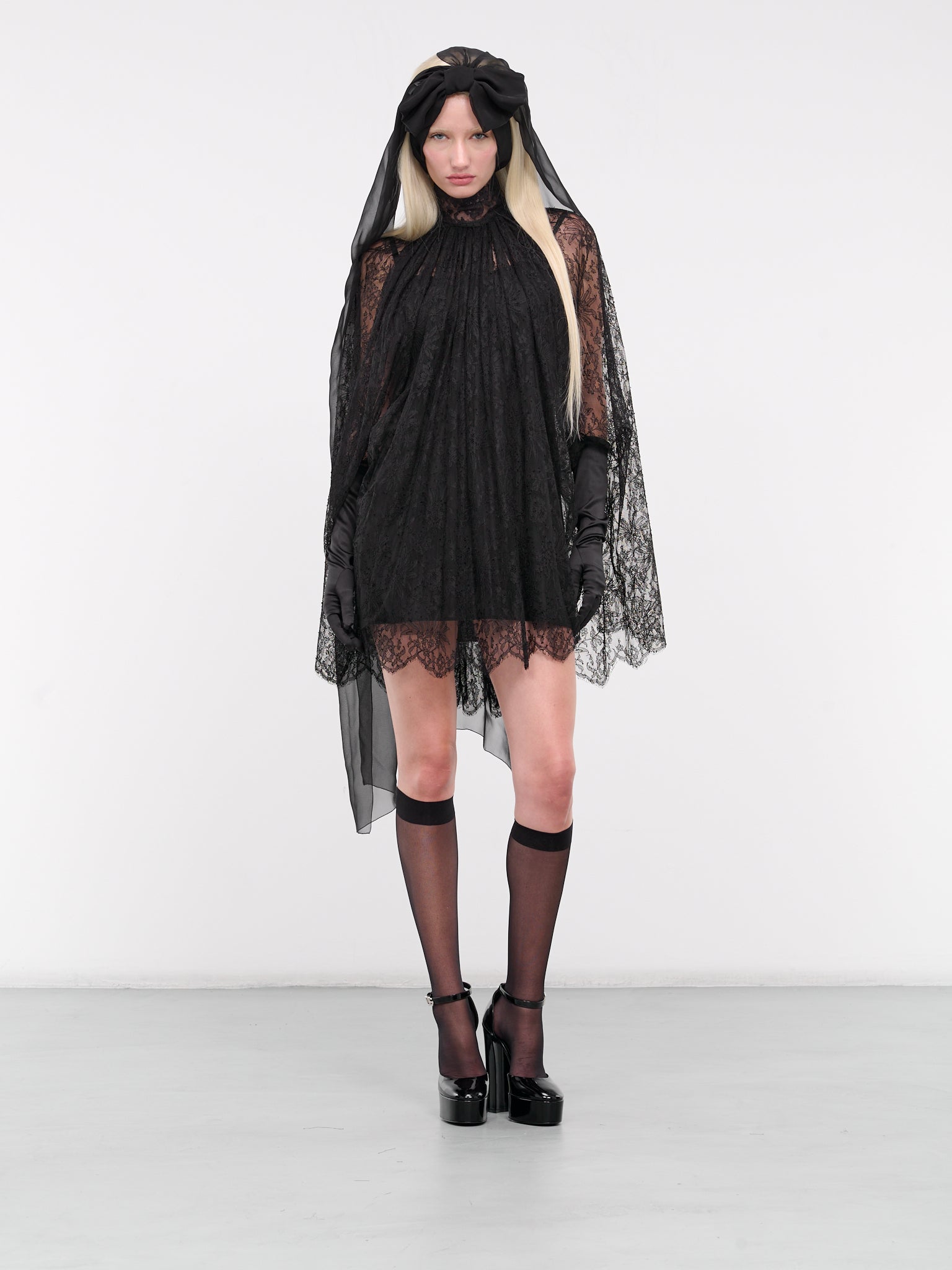Lace Corset Dress (F6JHCT-MLMAE-BLACK)
