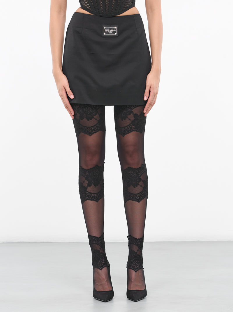 Ottoman Skirt (F4CLKT-FU8BM-N0000-BLACK)