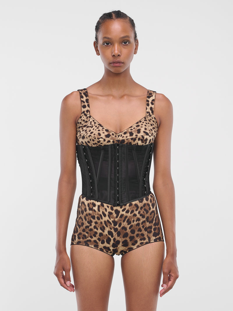 Lace Corset (FB357A-OUADW-BLACK)