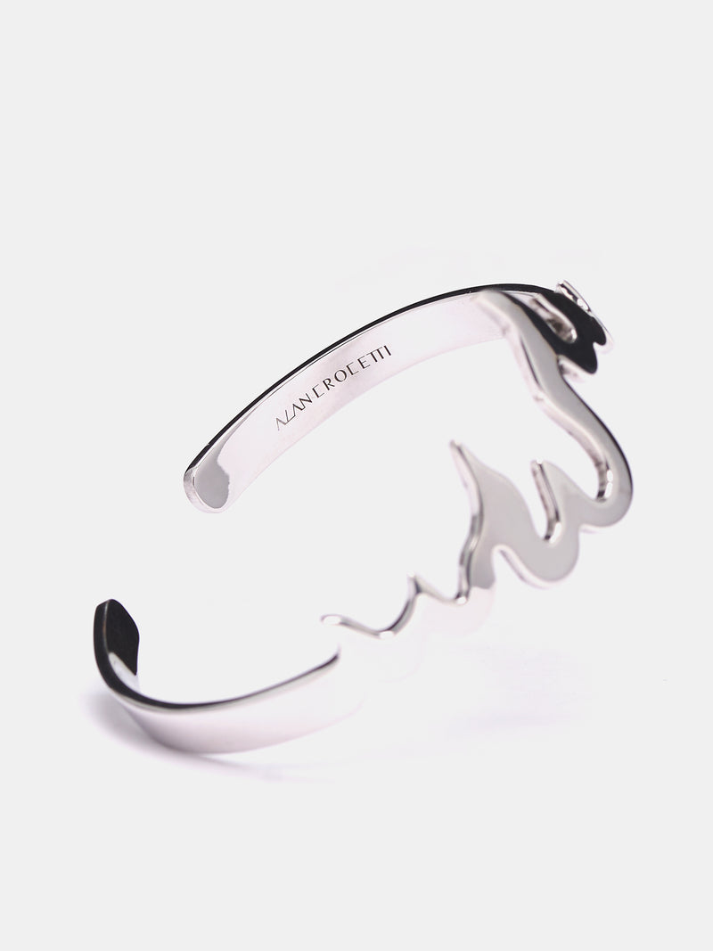 Flame Bracelet (FLAME-BRACELET-RH-SILVER)