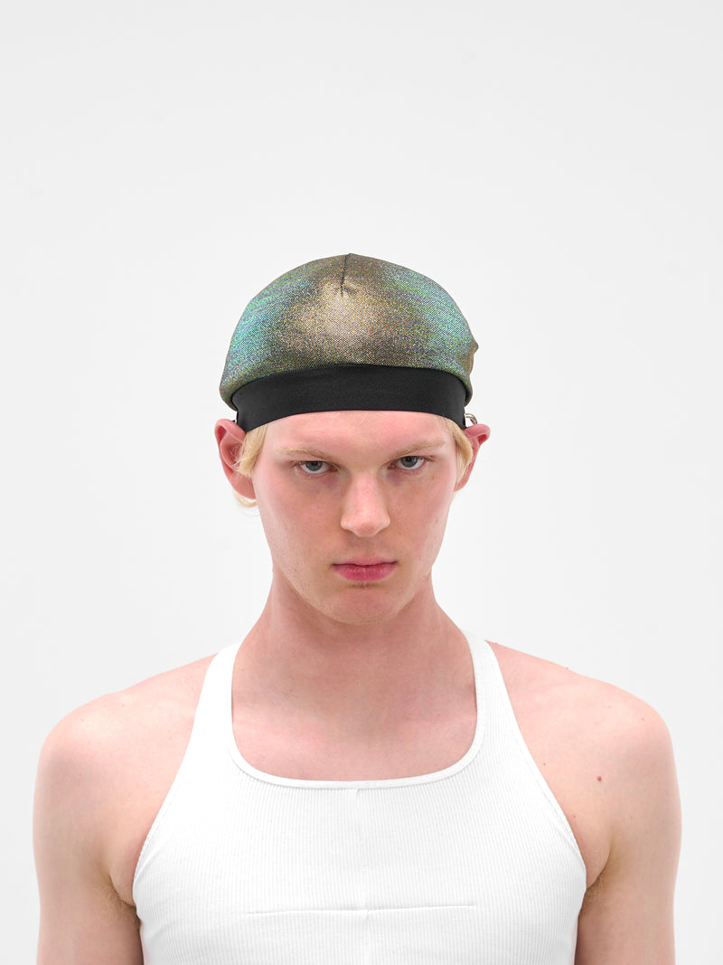 Gold Stretch Skull Cap Beanie (FLAW25WMBN-GOLD)