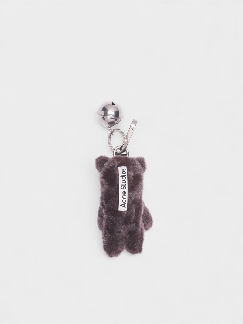 Lamb Shearling Teddy Bear Keyring (FN-UX-ACCS000187-CHOCOLATE-BRO)