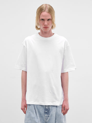 White Oversized Cotton Tee (FN-UX-TSHI000254-OPTIC-WHITE)