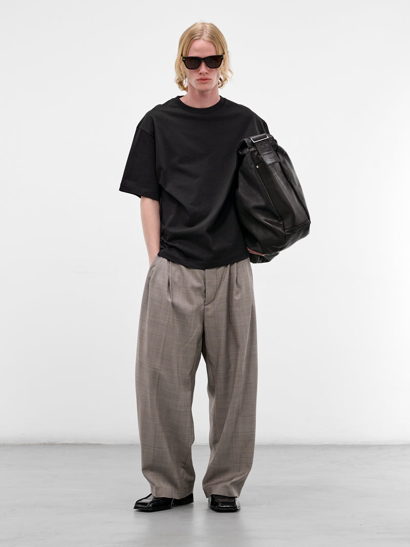 Black Oversized Cotton Tee (FN-UX-TSHI000254-BLACK)