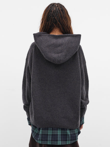 トップス NEIGHBORHOOD YAK PLAIN SWEATER GRAY XL Sunflower - Yak Sweater in Grey Melange – Stoy