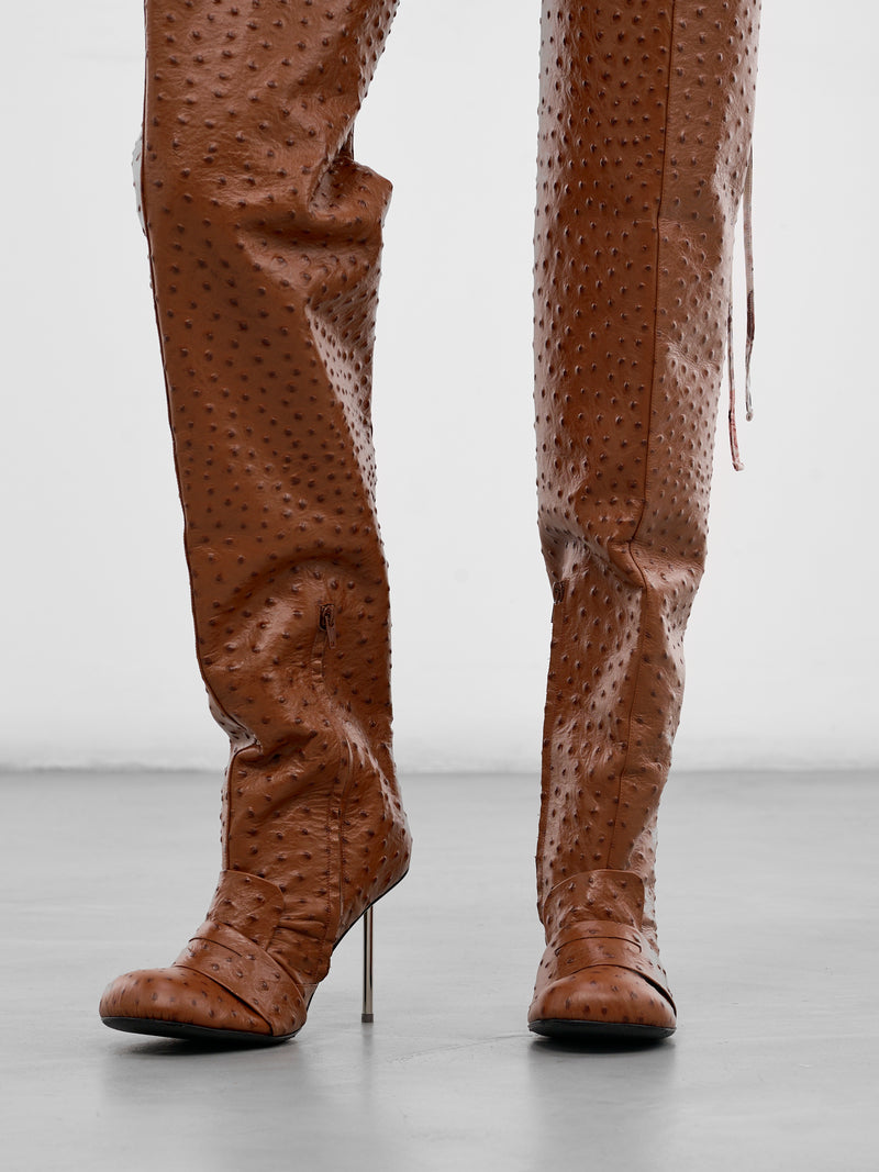 Cognac Leather Thigh High Boots (FN-WN-SHOE001097-COGNAC-BROWN)