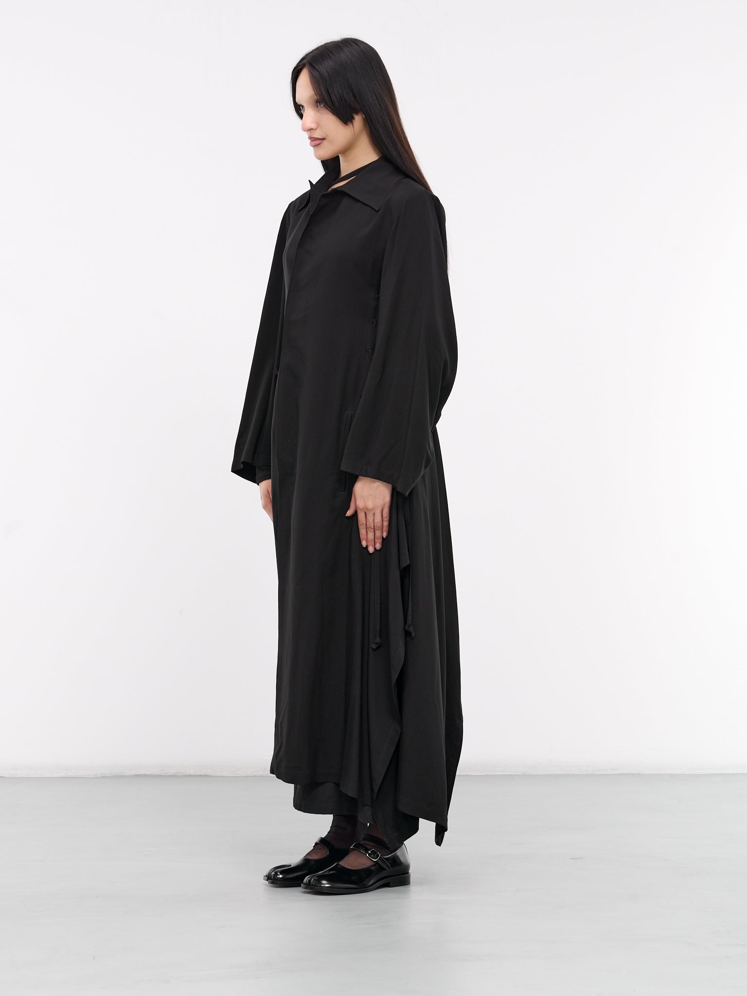 Oversized Shirt Dress (FS-D69-200-1-BLACK)
