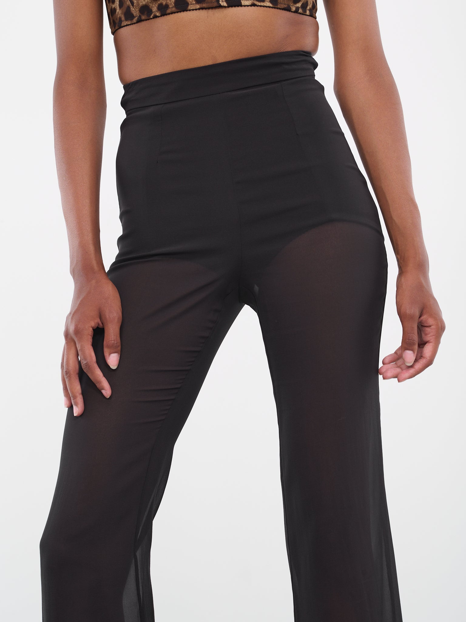 Flared Trousers (FTCY1T-FU1AT-BLACK)
