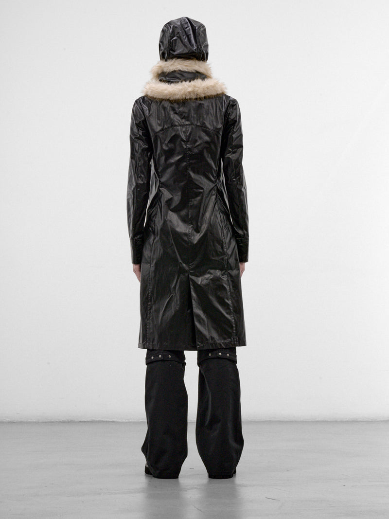Black Trinity Coat & Muffler (FW26-CT1K-BLACK)